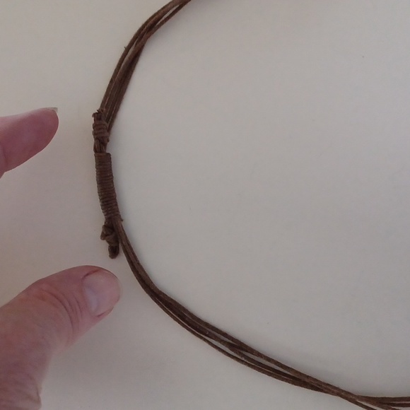 Unique Handmade Necklace of Abalone Shell & Teak Wood & Earrings Set - Picture 12 of 12